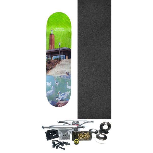 Sour Solution Skateboards Vincent Huhta Ander Assorted Stains Skateboard Deck - 8" x 31.92" - Complete Skateboard Bundle